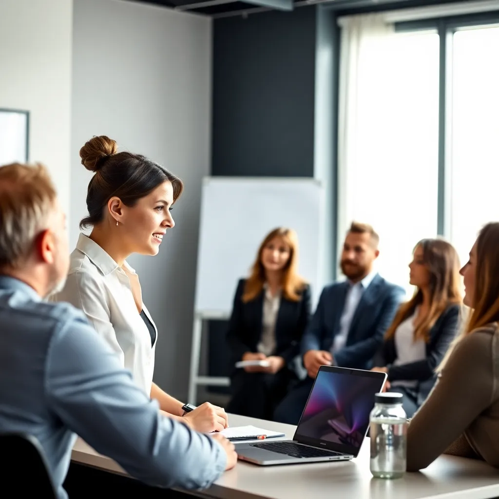 Marketing professional werkt aan geavanceerde e-mailautomatisering