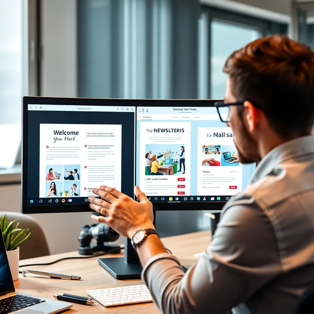 Voorbeeld van e-mail storytelling structuur